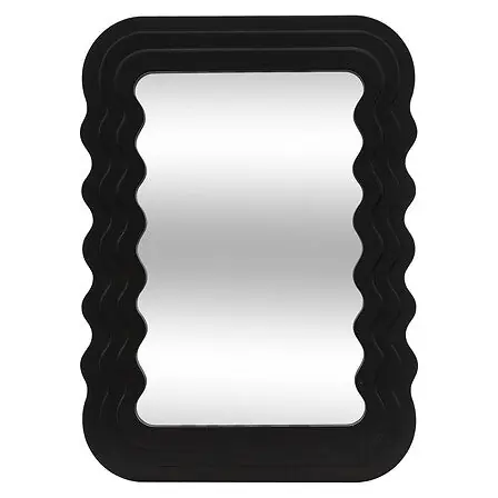 Specchio bisauté nero 40x55 cm
