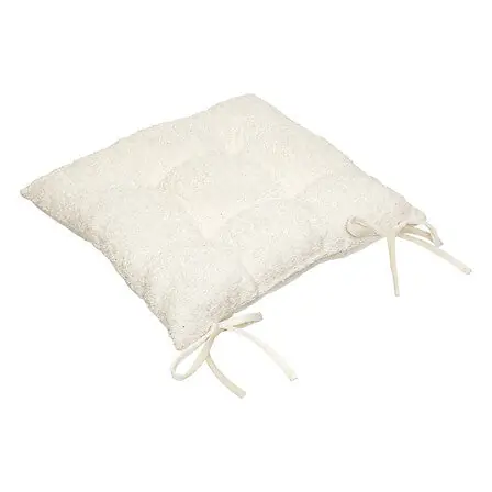 Coprisedia avorio bianco 38x38cm