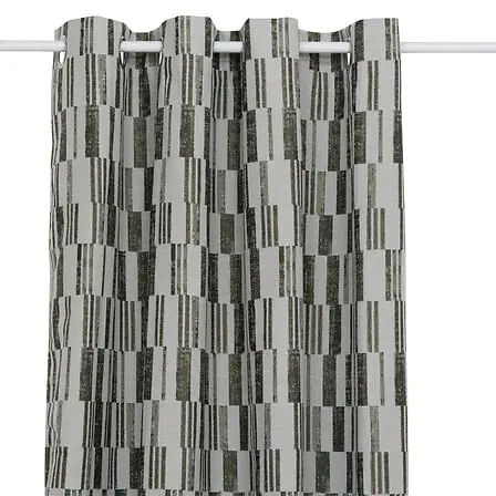 Tenda jacquard verde kaki 140 x 260 cm