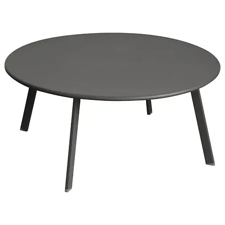 Tavolino grafite 90 x 39 cm in acciaio
