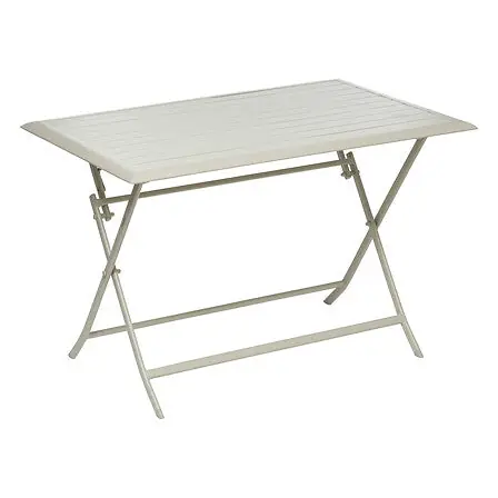 Tavolo pieghevole 110x71x71 cm argilla