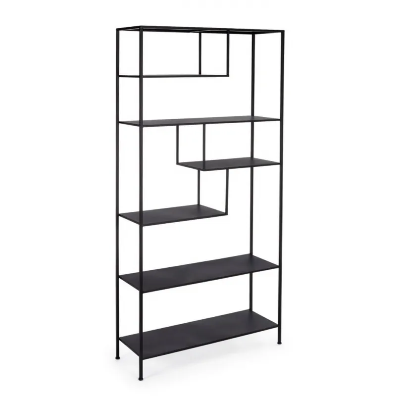 Libreria in acciaio 80x26x170 cm