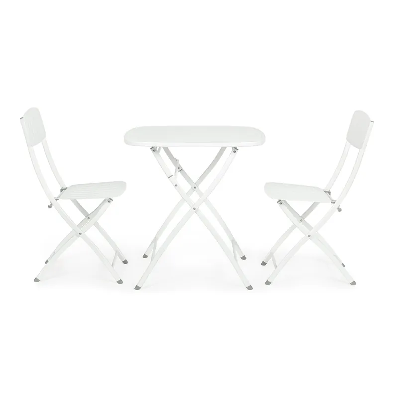 Set 3 pezzi Bistrot terracotta 44x50x85 cm