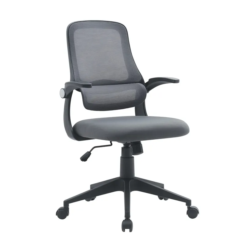 Poltrona ufficio grigia 58x55x103 cm
