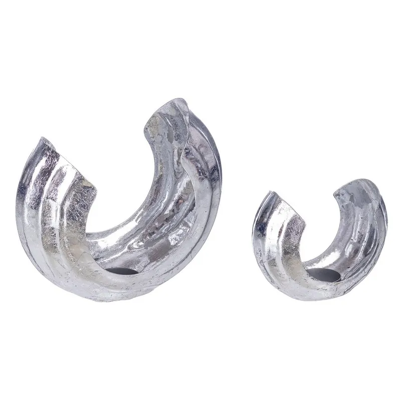 Tealight argento piccolo 13,5x7xh11 cm