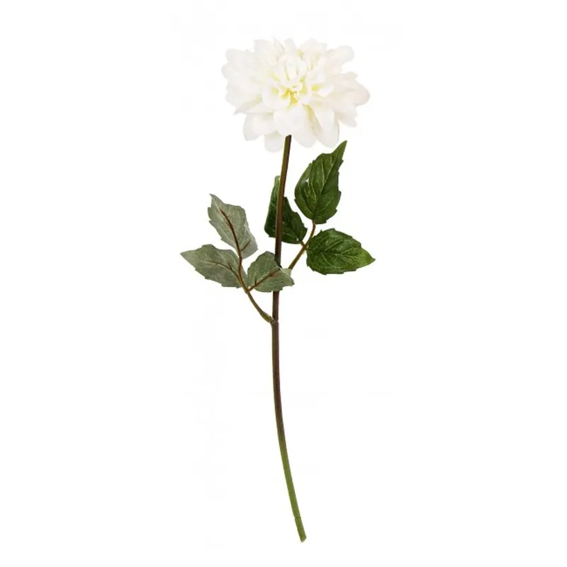 Dalia artificiale bianco\\/verde 36 cm