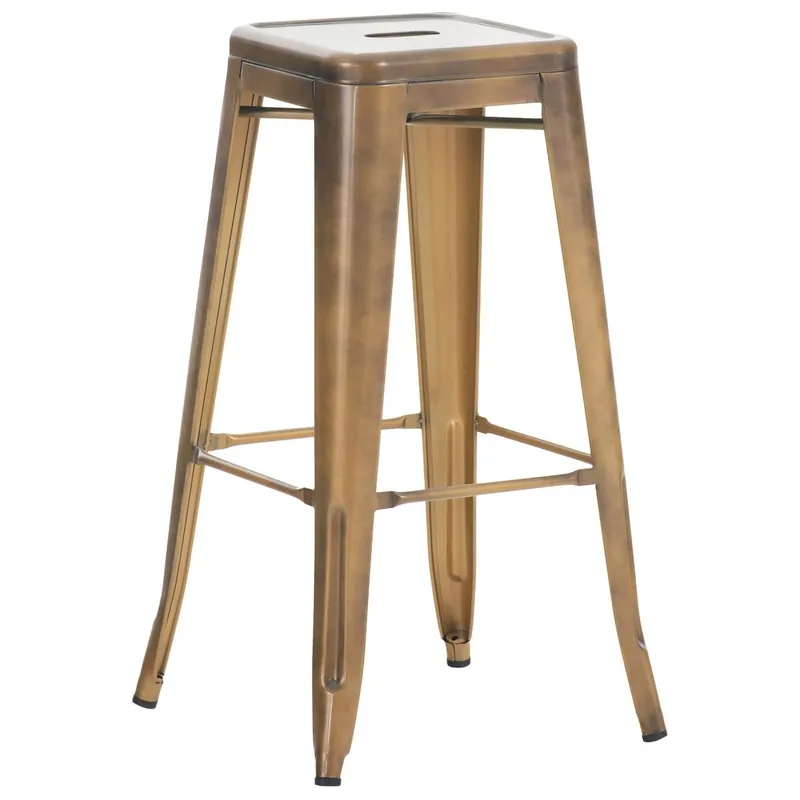 Sgabello oro metallo dallas industr - cm 43
