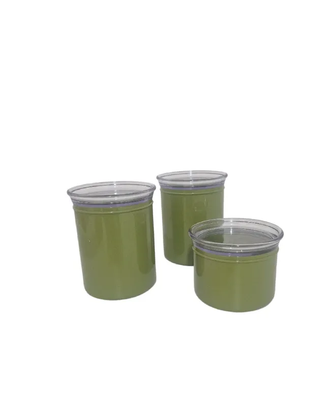 Set 3 barattoli chef line colore verde