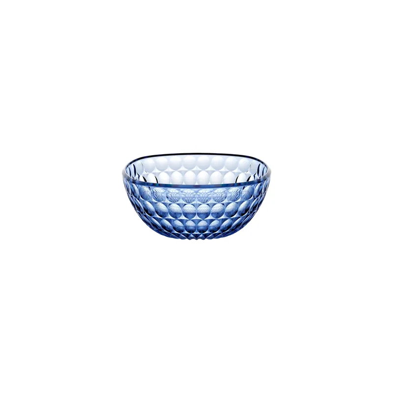 Contenitore Vanity Ø16 cm colore blu denim 16 x 16 x H 7 cm