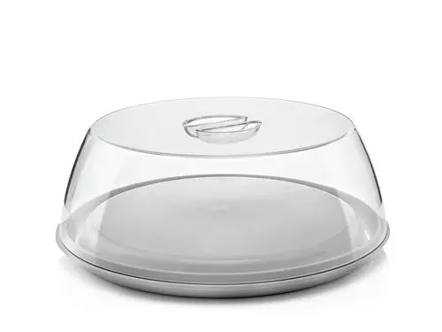 Guzzini portatorta in plastica base grigia Ø 33 cm