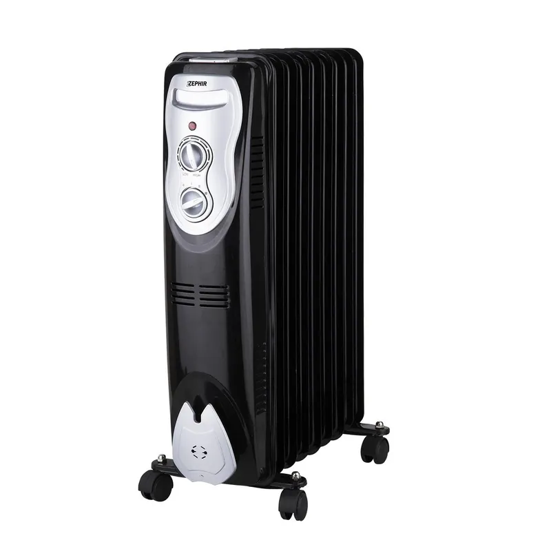 Radiatore ad olio 9 elementi. 2000w con termostato regolabile